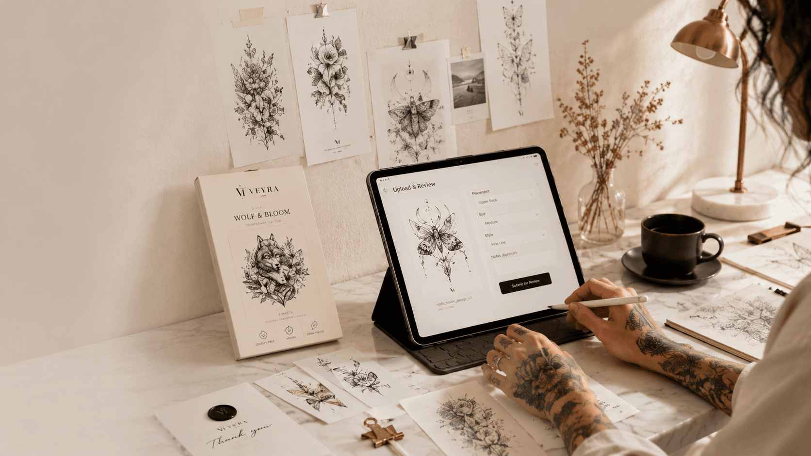 Veyra Ink designer collaboration studio