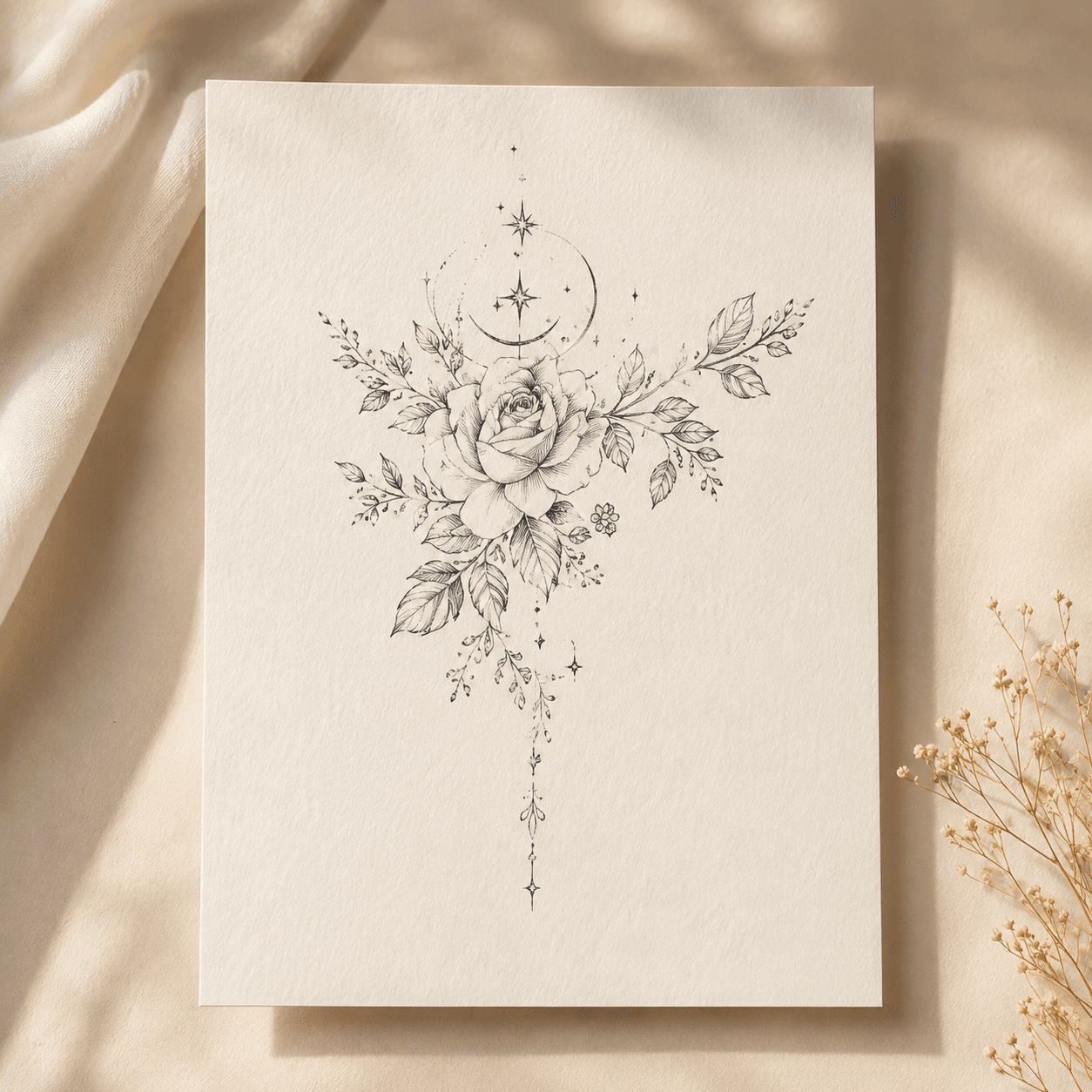Custom tattoo concept card